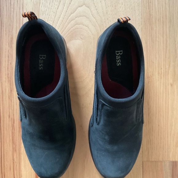 Bass Slide On Black Suede Bootie, Size 7 - Picture 5 of 8